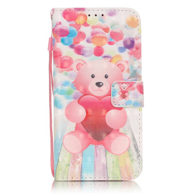 

Ballon and bear Design PU Leather Flip Cover Wallet Card Holder Case for SAMSUNG S7EDGE