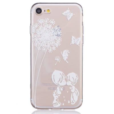 

Child Dress girl Pattern Soft Thin TPU Rubber Silicone Gel Case Cover for IPHONE 7