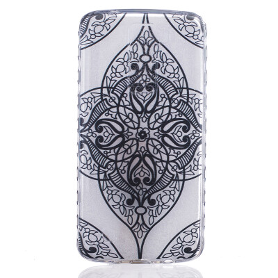 

Black love Pattern Soft Thin TPU Rubber Silicone Gel Case Cover for LG K7/K8