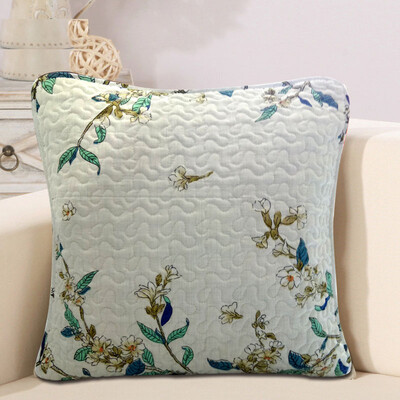 

Green reed European style cloth pillow pillow waist sofa cushion with core spring Yi