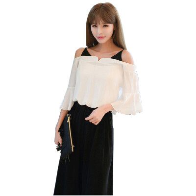 

Long Yue Women's Style Fashionable Casual Set Small Fragrance Wide Leg Pants Two-piece Set