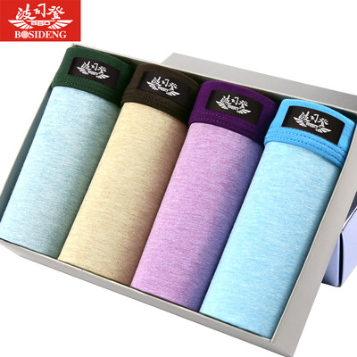 

[Jingdong supermarket] Bosideng (BOSIDENG) BJK61051-7 men's underwear cotton angle underwear male 4 mixed color boxed box C combination L