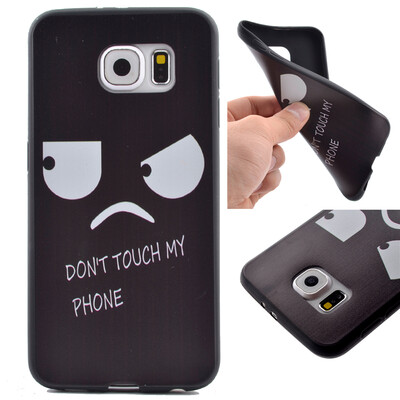 

Гнев Pattern Мягкий тонкий ТПУ резиновый силиконовый гель Дело Чехол для Samsung Galaxy S6