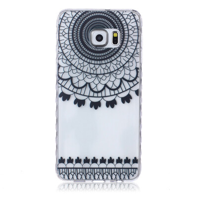 

Black wind chimes Pattern Soft Thin TPU Rubber Silicone Gel Case Cover for SAMSUNG GALAXY S6 Edge Plus