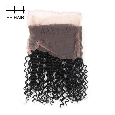 

HHHair Malaysian Deep Wave 360 Frontals Malaysian 360 Lace Frontal Closure Deep Wave 360 Malaysian Frontal Lace Front