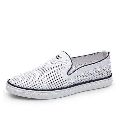 

Caesar Great CAESAR Men Casual Peas Британские дышащие ленивые туфли белые 39 метров