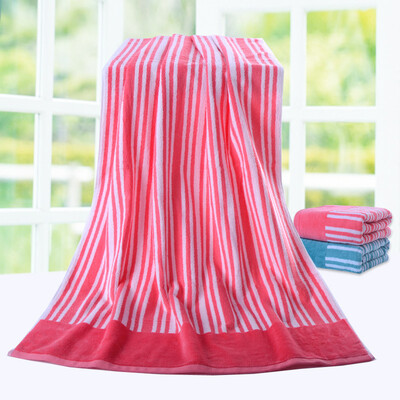 

Matt towel Home Textiles cotton yarn-dyed bijou thickened lengthened soft absorbent Mediterranean towel blue 76 142cm 650g
