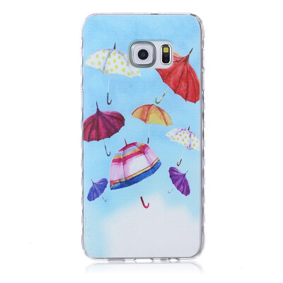 

umbrella Pattern Soft Thin TPU Rubber Silicone Gel Case Cover for SAMSUNG GALAXY S6 Edge Plus