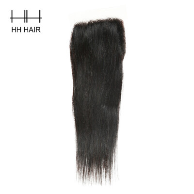 

HHHair Lace Closure Brazilian Straight Hair 4x4 inch Lace Closure Brazilian Virgin Hair Lace Closure Human Hair Closure