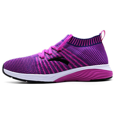 

Anta (ANTA) Женская обувь 12715536-3 Feiyao дышащая носки обувь мода спортивная кроссовки люминесцентная молния фиолетовая / черная / Anta white 40
