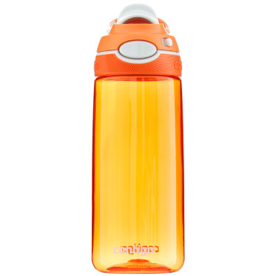 

【Jingdong Supermarket】 contigo summer plastic water bottle Longkou drink lock buckle cup -560ml orange HBC-DEM003