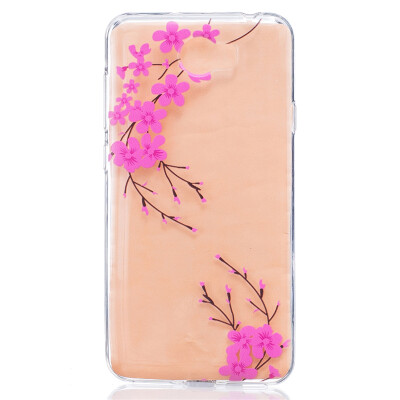 

Diagonal flower Pattern Soft Thin TPU Rubber Silicone Gel Case Cover for HUAWEI Y5 II