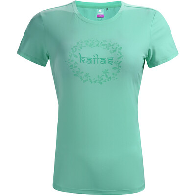 

Kailas (Kailas) круглая шея футболка Slim с коротким рукавом спортивный пот дышащий стрейч быстрый сушка модели модели женские модели зеленая орхидея XL