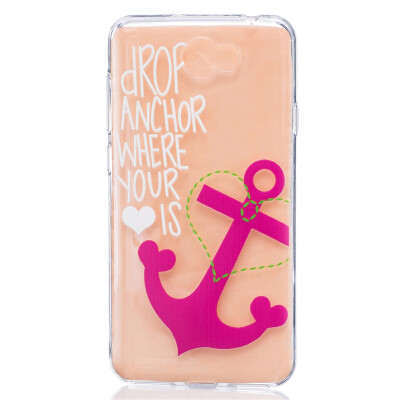 

Anchor Dress girl Pattern Soft Thin TPU Rubber Silicone Gel Case Cover for HUAWEI Y5 II