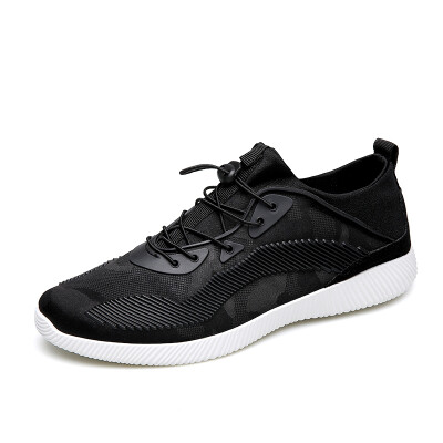 

Yee Chi EGCHI casual sports shoes men light jogging male shoes 16332 black 44