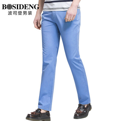 

Bosideng Men's BOSIDENGMAN male Korean version of the nine pants pants feet nine pants 1262B19108 wine red 34