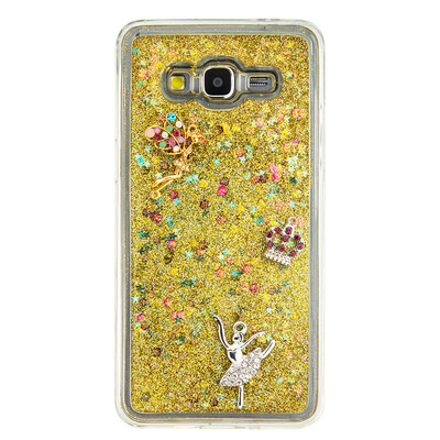

Dynamic Quicksand Glitter Liquid Soft TPU Case Cover For SAMSUNG G530