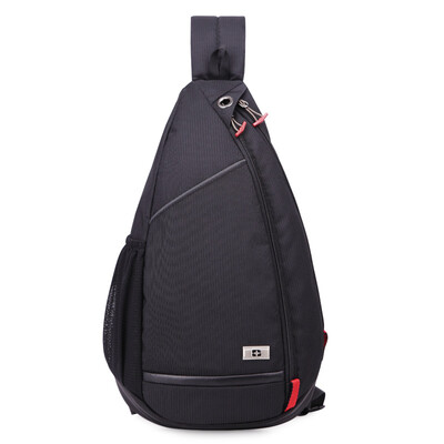 

【Jingdong Supermarket】 Schweitz Cross Men's Corset Messenger Bag Water Drops Korean Sports Women's Casual Shoulder Bag SC81669 Black Trumpet
