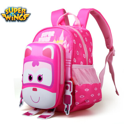 

Super Fei Xia school bag kindergarten bag music Le Di small love cool children bag boys&girls leisure packet BS0040 pink little love