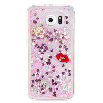 

Dynamic Quicksand Glitter Liquid Soft TPU Case Cover For SAMSUNG S6EDGE