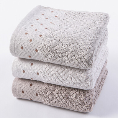 

Gold towel textile cotton satin thickened heavier increase of three loaded wave point section 165g Article 72 34cm