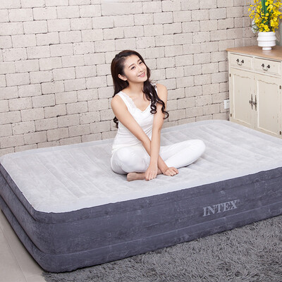 

INTEX 2-поколение вытяжной тип надувной кровати двуспальная высота подушки с воздушной подушкой домой обеденная кровать наружная палатка складная кровать 137 * 191 * 33