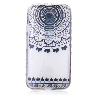 

Black wind chimes Pattern Soft Thin TPU Rubber Silicone Gel Case Cover for MOTO G3
