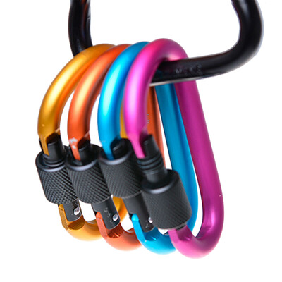 

Merope Merope outdoor multi-functional climbing fast buckle buckle bottle key ring 5 sets of colors random