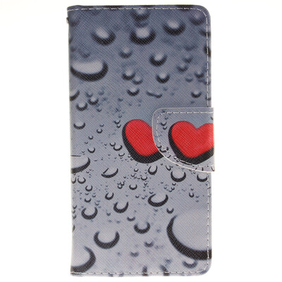 

Heart-shaped waterdrop Design PU Leather Flip Cover Wallet Card Holder Case for HUAWEI P9 Lite Lite