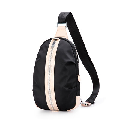 

BOSTANTEN (BOSTANTEN) shoulder bag chest bag leisure canvas bag sports small backpack female Korean version of Messenger bag B50130 black
