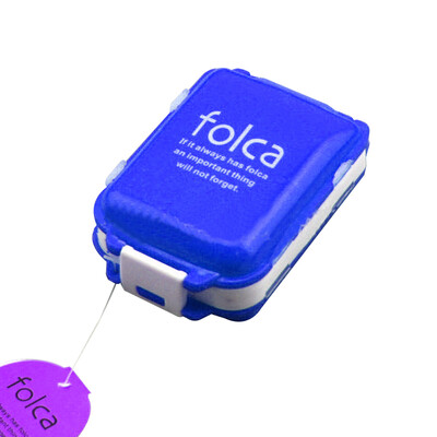 

BZN Portable Foldable Pill Vitamin Box Case