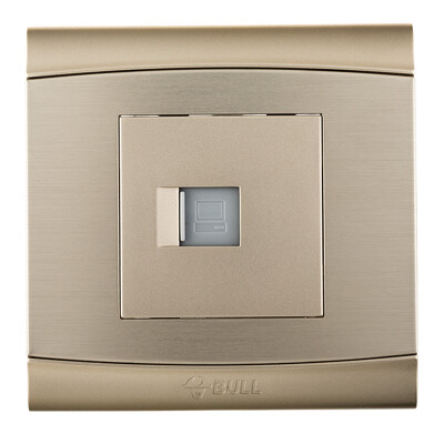 

Bull (BULL) switch socket G19 series two TV socket 86 type panel G19T233 champagne gold