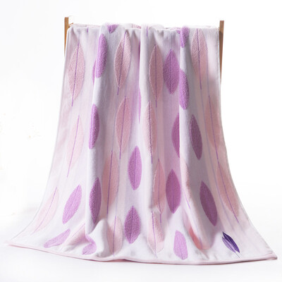 

Gold towel home textiles cotton twist jacquard towel fresh leaves single loaded