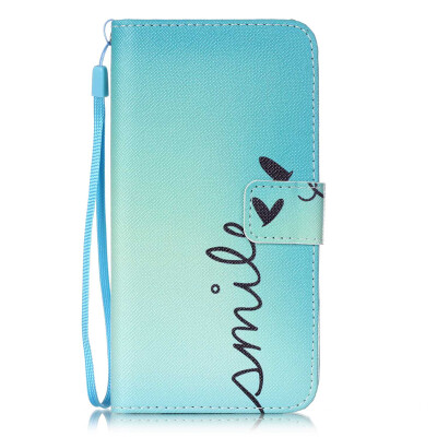 

Smile Design PU Leather Flip Cover Wallet Card Holder Case for LG G5