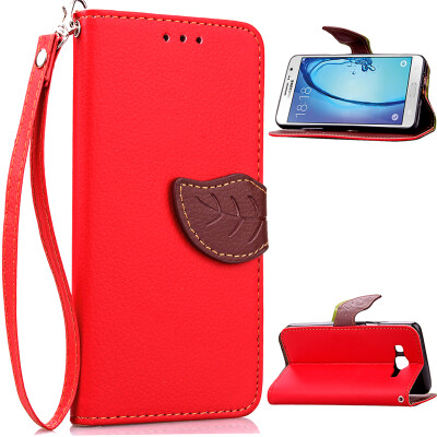 

Red Design PU Leather Flip Cover Wallet Card Holder Case for Samsung Galaxy On7/G6000