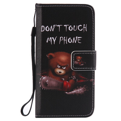 

Black Bear Design PU Leather Flip Cover Wallet Card Holder Case for LG K10