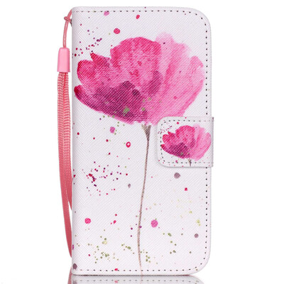 

Lotus Design PU Leather Flip Cover Wallet Card Holder Case for IPHONE 5