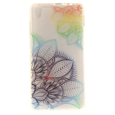

Dream flower Pattern Soft Thin TPU Rubber Silicone Gel Case Cover for Lenovo S850