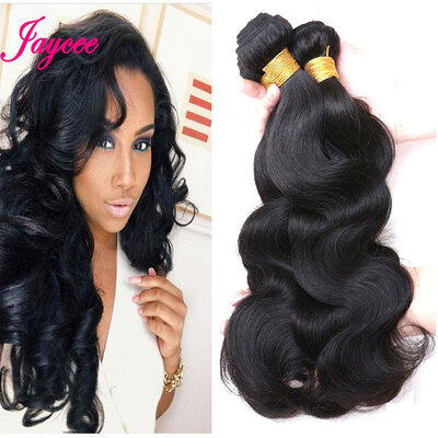 

1B Unprocessed Peruvian Virgin Hair Body Wave Human Hair Extension Long Hair Style Grace Hair Weft Peruvian Body Wave Full Head