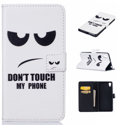 

Eye Design PU Leather Flip Cover Wallet Card Holder Case for SONY Xperia X Performance