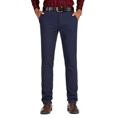 

(CARTELO) casual pants male Korean version of self-cultivation wild men's pants 16042KE902 dark blue 33