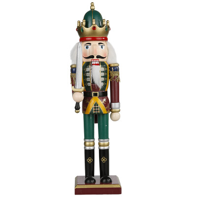 

Flower Collection Nutcracker Soldier Puppet Creative Cartoon People Kids Room Christmas Gifts Home Decoration Decoration HM17A30 Guard Sword