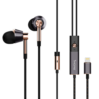 

Трехдрайверные наушники 1MORE Triple Driver In-ear Headphones E1001L, разъем Lightning