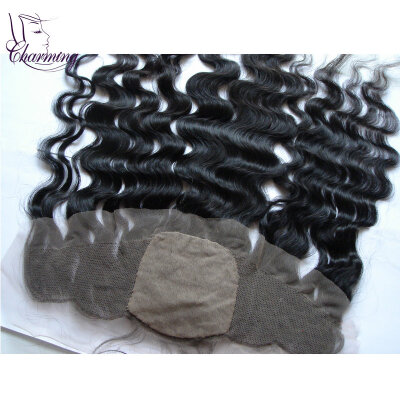 

Peruvian Wavy Lace Frontal With Baby Hair 13x4 Natural Wave Peruvian Silk Lace Frontal Ear To Ear Virgin Human Hair Frontal Closur