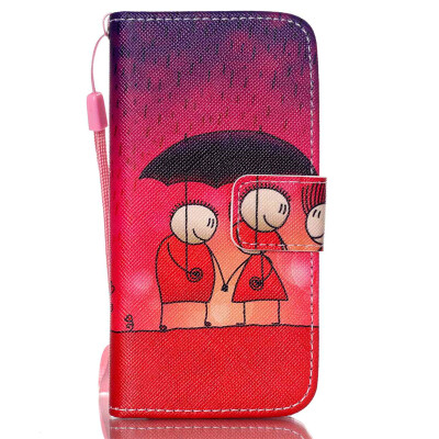 

Couple Umbrella Design PU Leather Flip Cover Wallet Card Holder Case for SAMSUNG S3MINI