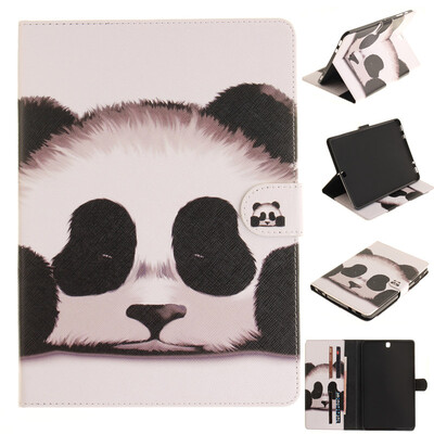 

Panda Style Embossing Classic Flip Cover with Stand Function and Credit Card Slot for SAMSUNG GALAXY Tab S2 T815C