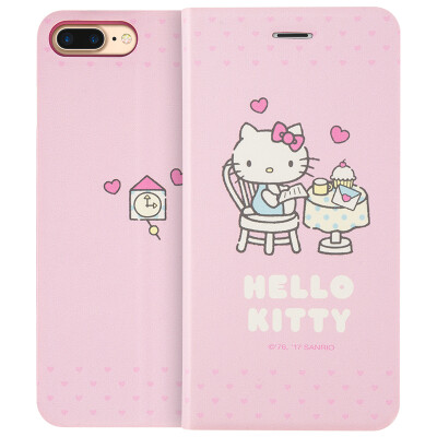 

You Plus Genuine Hello Kitty series millet 5 mobile phone shell cute cartoon stand case flip leather case snack time