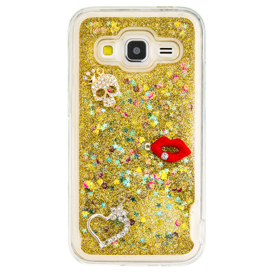 

Dynamic Quicksand Glitter Liquid Soft TPU Case Cover For SAMSUNG G360