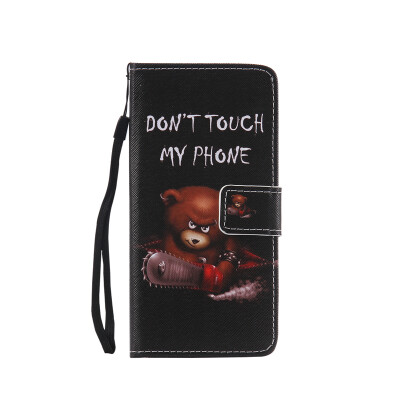 

Black Bear Design PU Leather Flip Cover Wallet Card Holder Case for LG G5