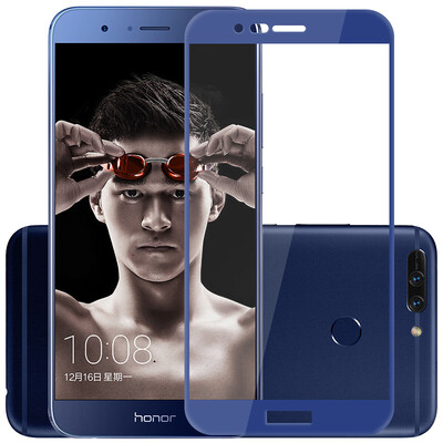 

Пицца славы V9 закаленной пленки полный экран Huawei слава v9 мобильный телефон фильм синий